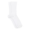 Fine cotton rib sock black