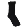Fine cotton rib sock white
