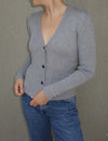 Nathalie merino cardigan black