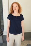 Carla top black