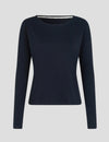 Dorrie long sleeve t-shirt dark brown