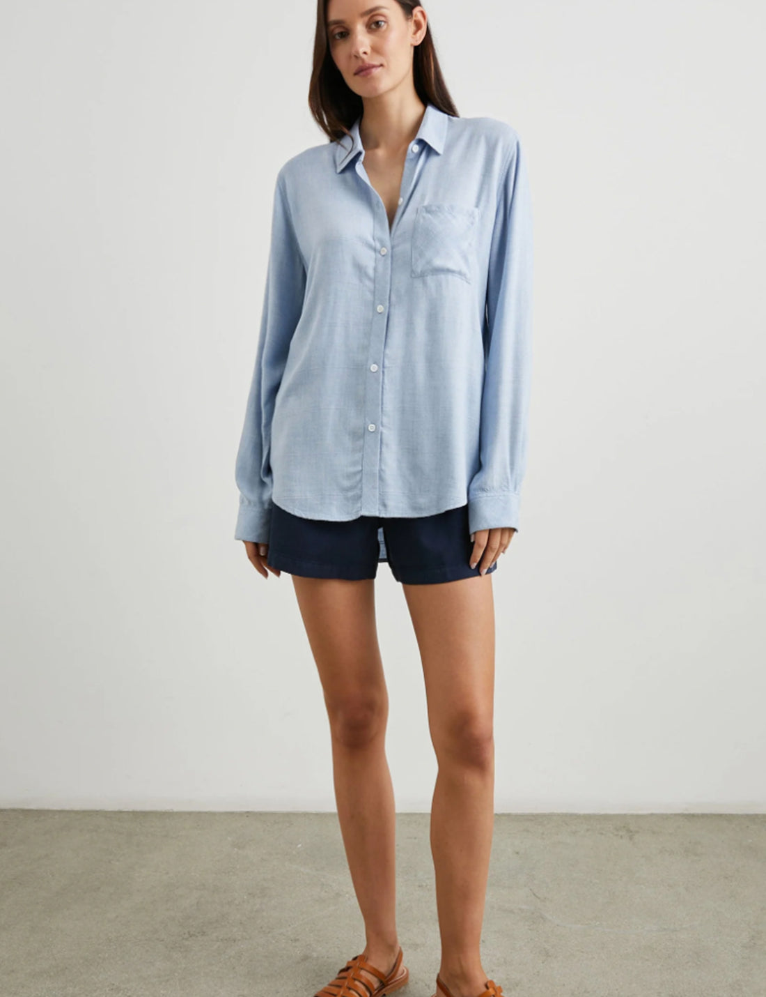 Hunter shirt chambray heather