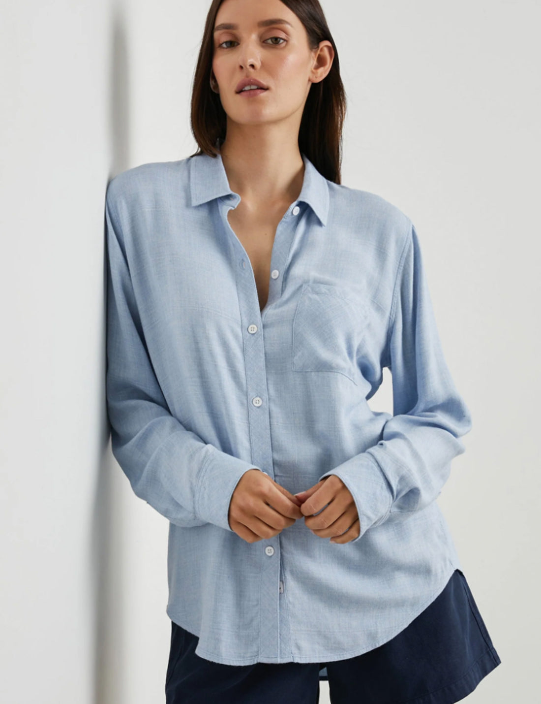 Hunter shirt chambray heather