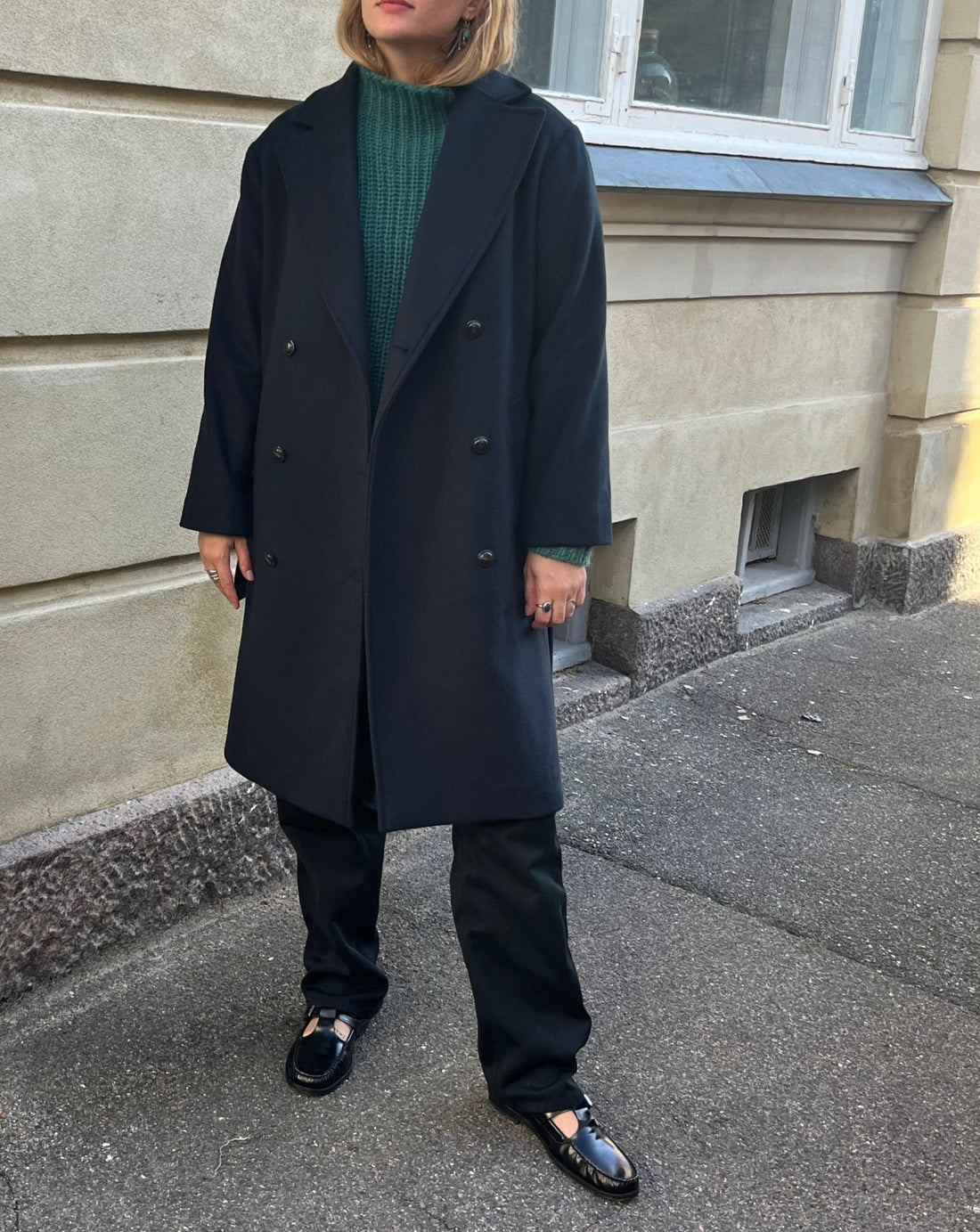 Amber coat navy