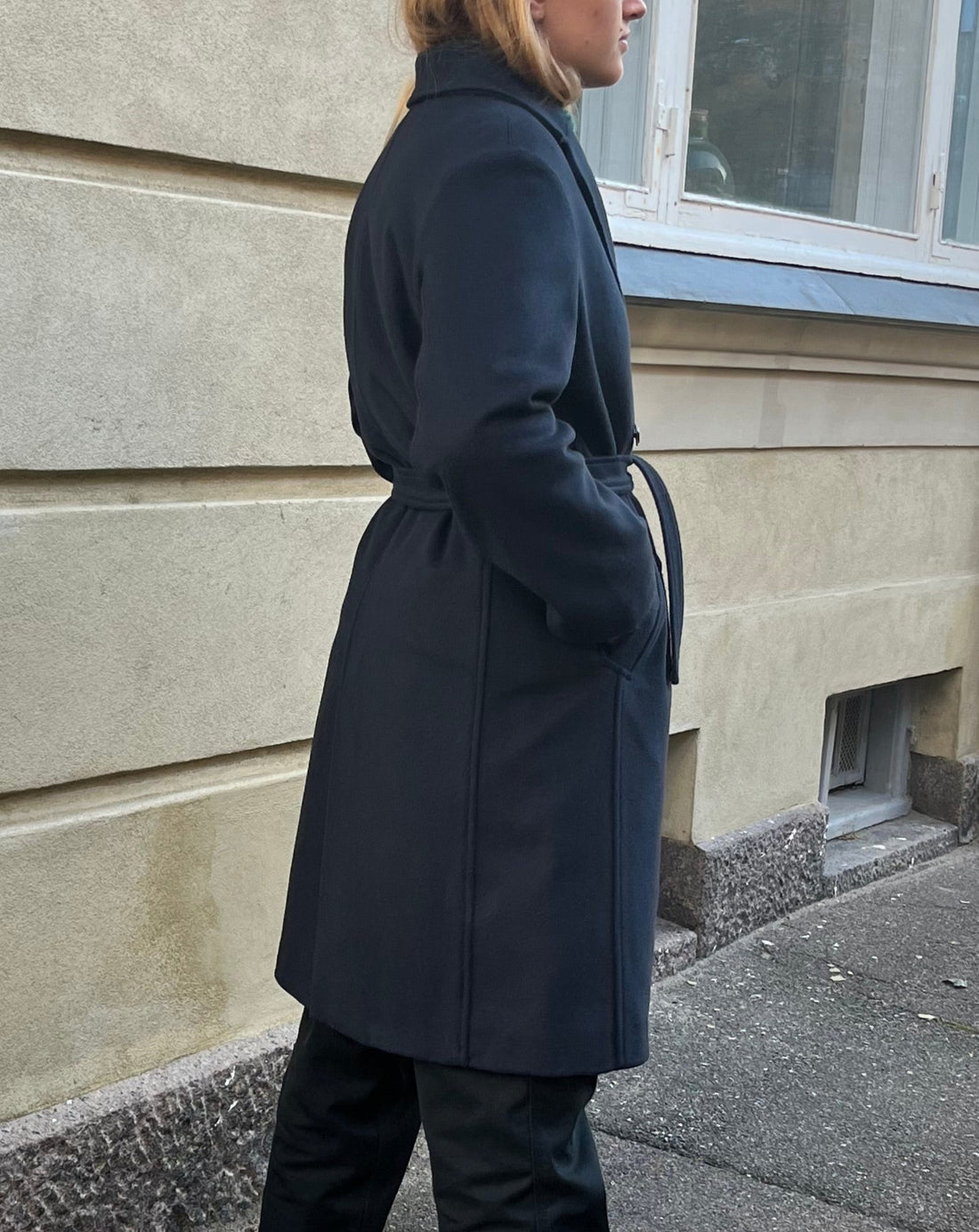 Amber coat navy