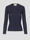 Julia merino knit off white