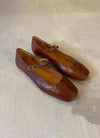 Julieta mary janes glossy burgundy