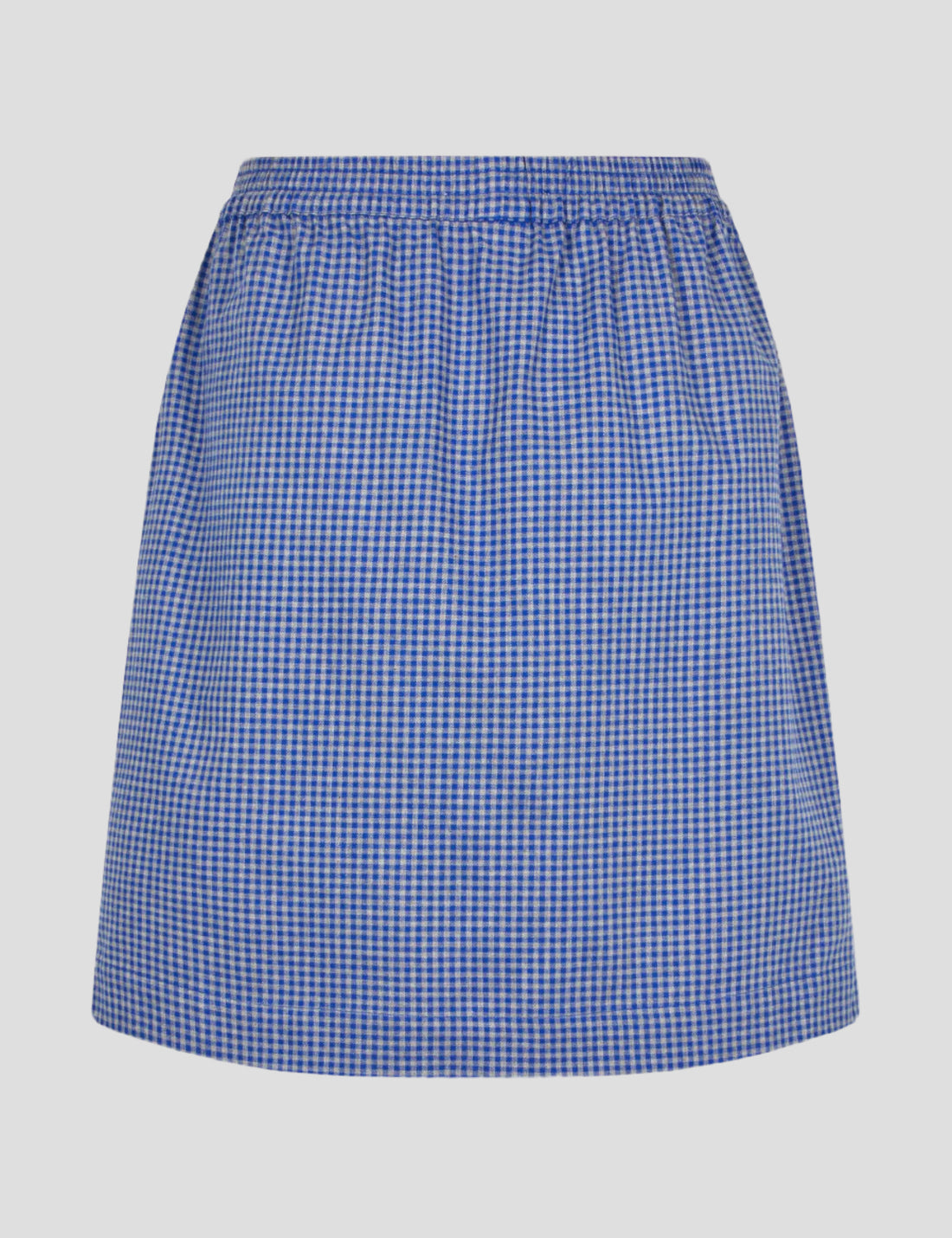 Kamille skirt grey/blue check
