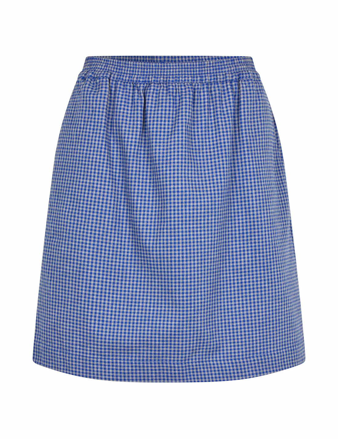 Kamille skirt grey/blue check
