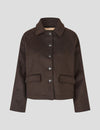 Kristine jacket camel/brown checks