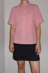 Laura short sleeve shirt blue stripe