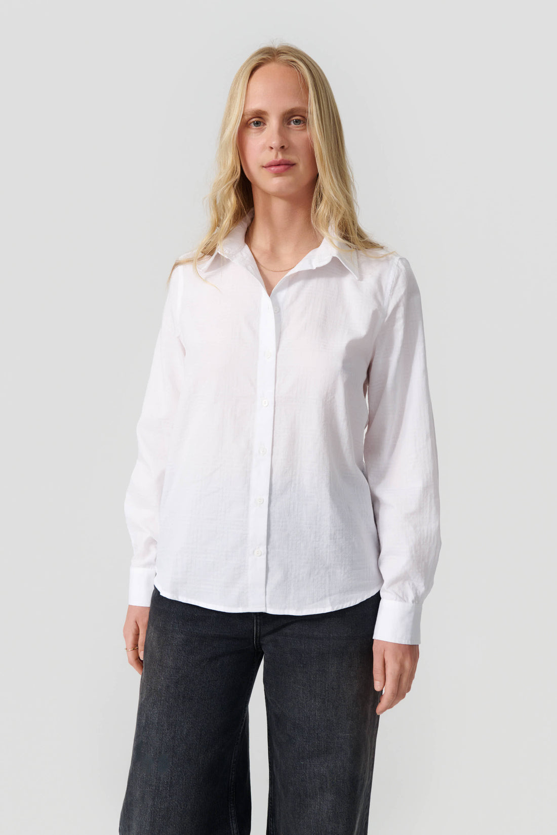 Lea shirt white check