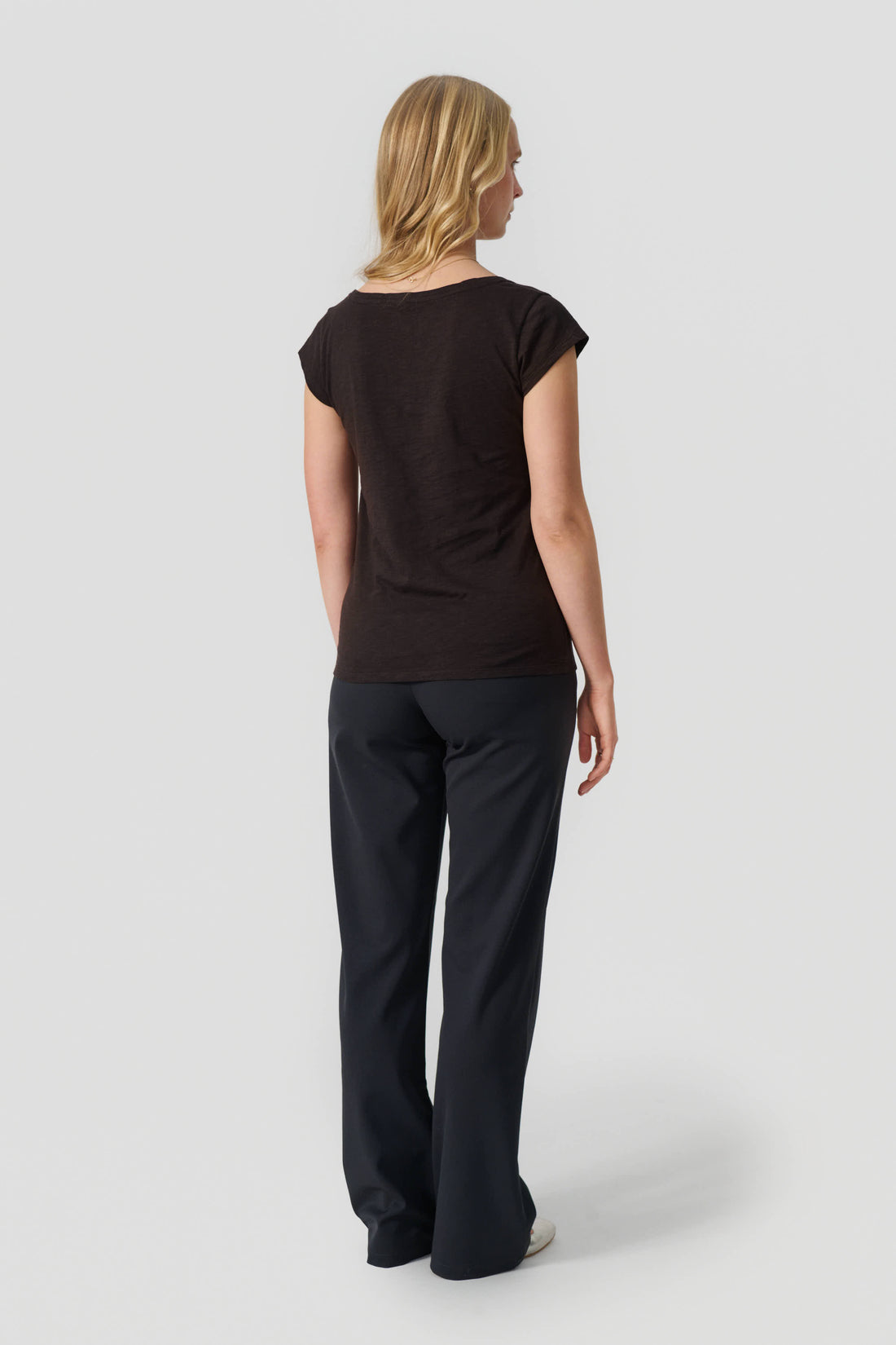 Liu short sleeve t-shirt dark brown