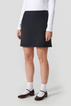 Julie wool skirt brown/beige/blue check