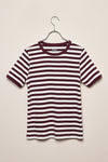 Stella t-shirt aubergine/light grey melange