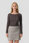Summer blouse grey melange