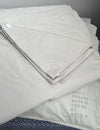 Duvet and pillow set light blue
