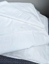 Duvet and pillow set light blue