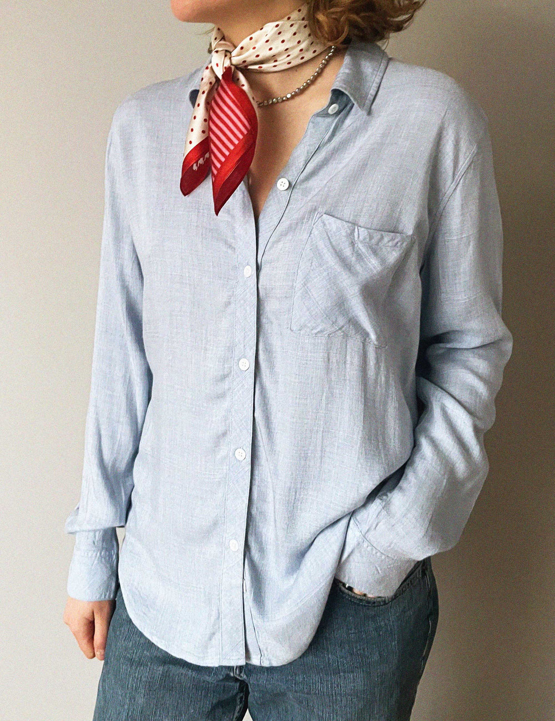 Hunter shirt chambray heather
