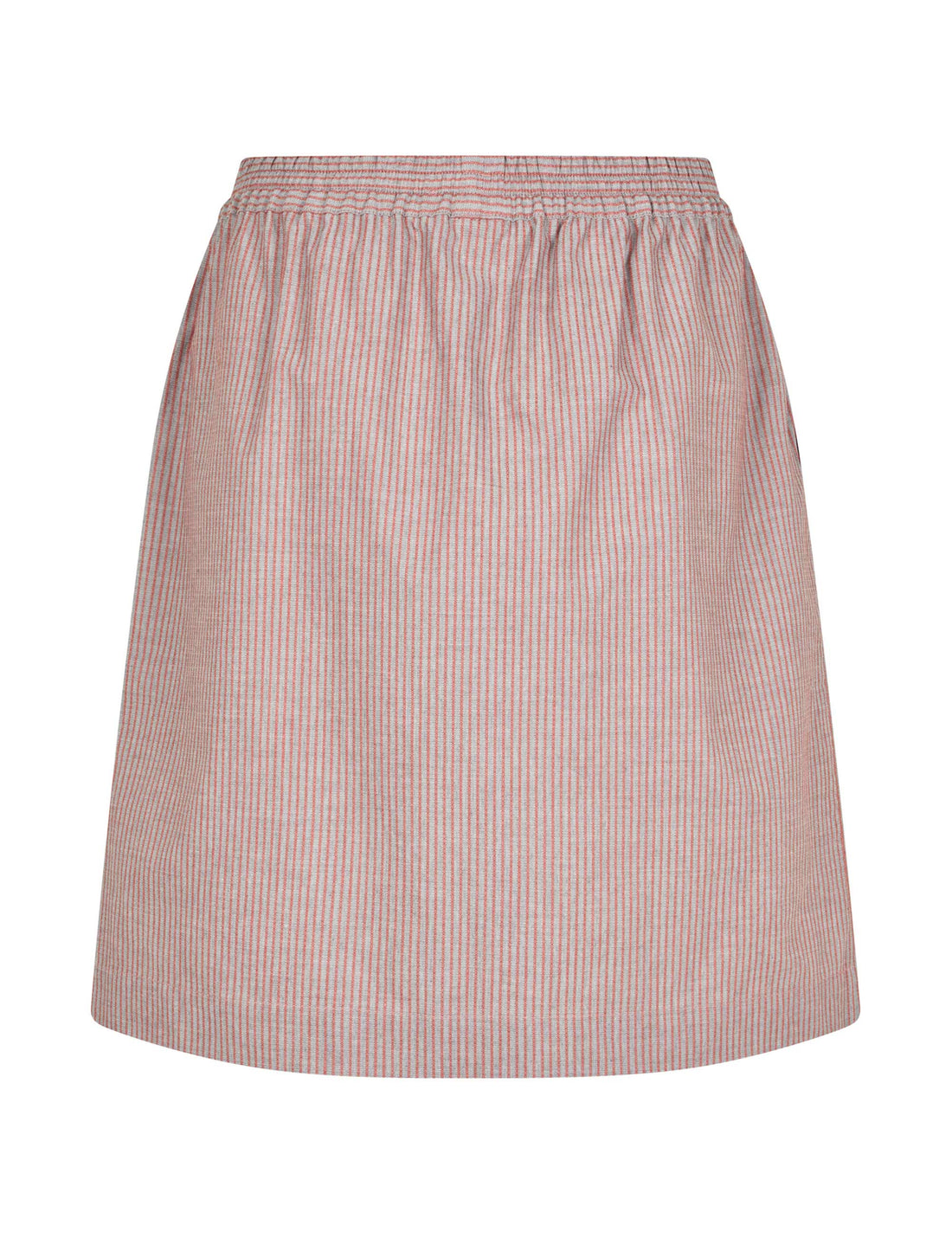 Kamille skirt grey/red stripe