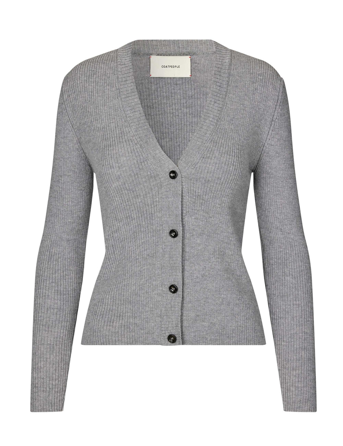 Nathalie merino cardigan grey melange