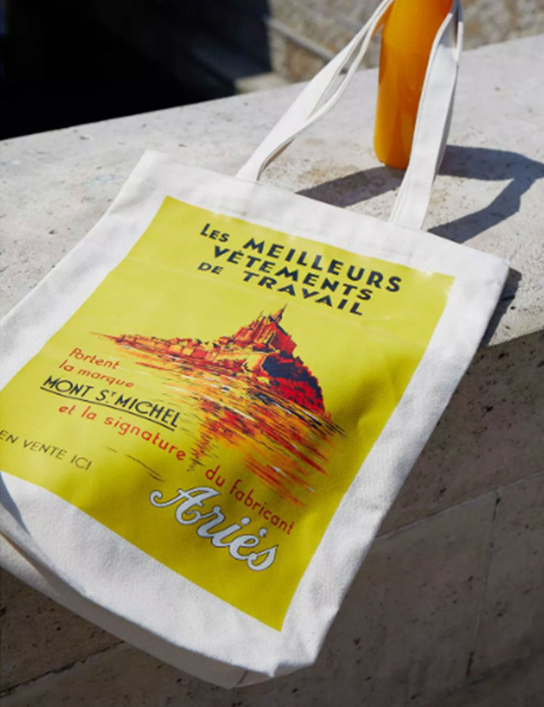Advertisment print totebag orange