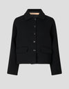 Kristine jacket brown/navy/beige check