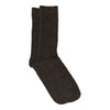 Fine wool rib socks grey melange