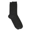 Fine wool rib socks grey melange