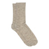 Fine wool rib socks grey melange
