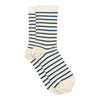 Lydia socks off white/tomato stripe