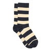 Signe viscose rib socks tawny brown