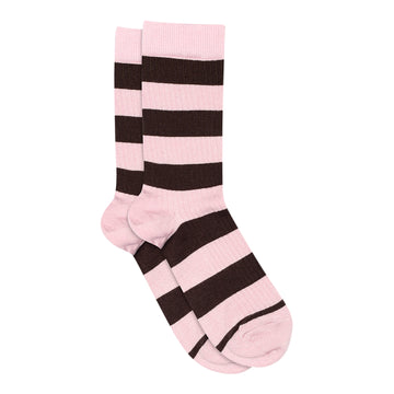 Signe viscose rib socks fragrant lilac