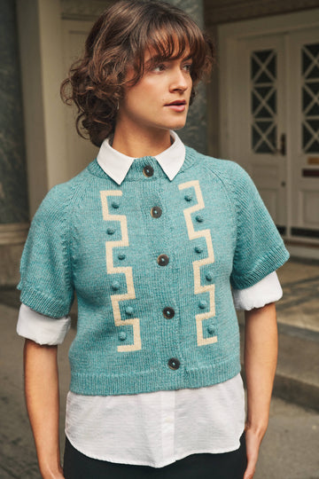 Sky key cardigan
