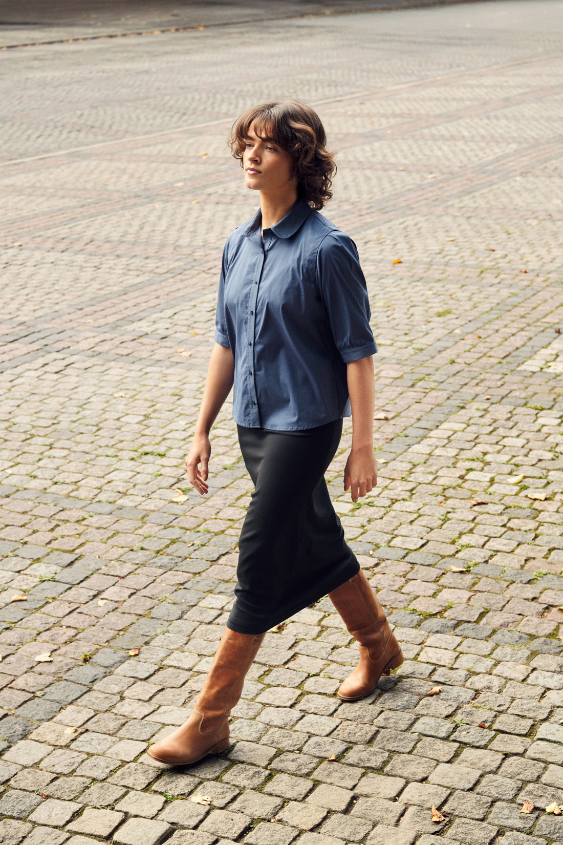 Rosa shirt dark blue