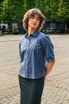 Rosa shirt black stripe