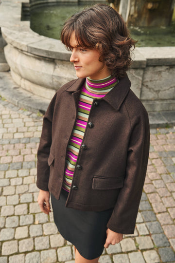 Kristine jacket dark brown