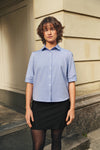 Rosa shirt black stripe
