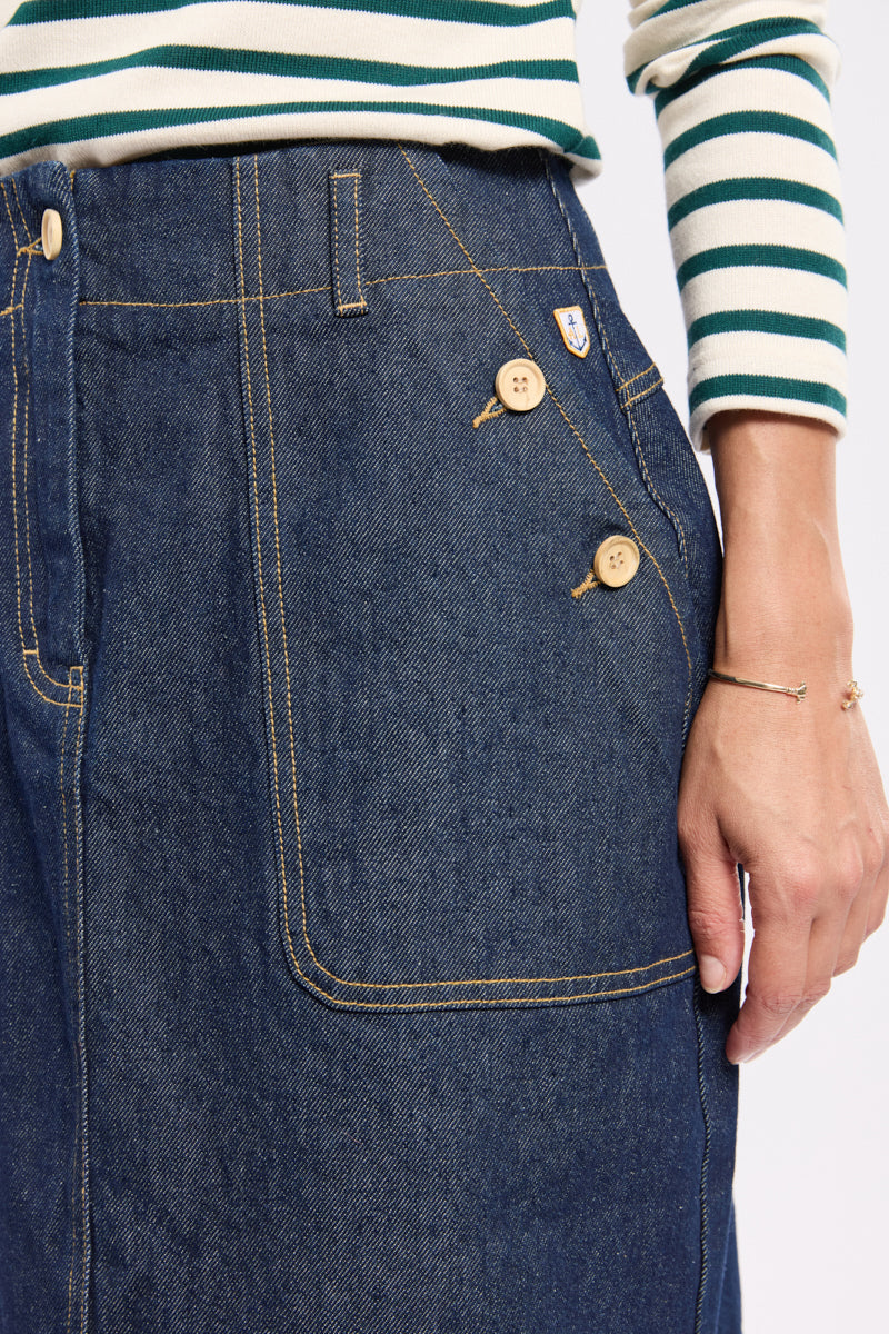 Armor Lux denim skirt