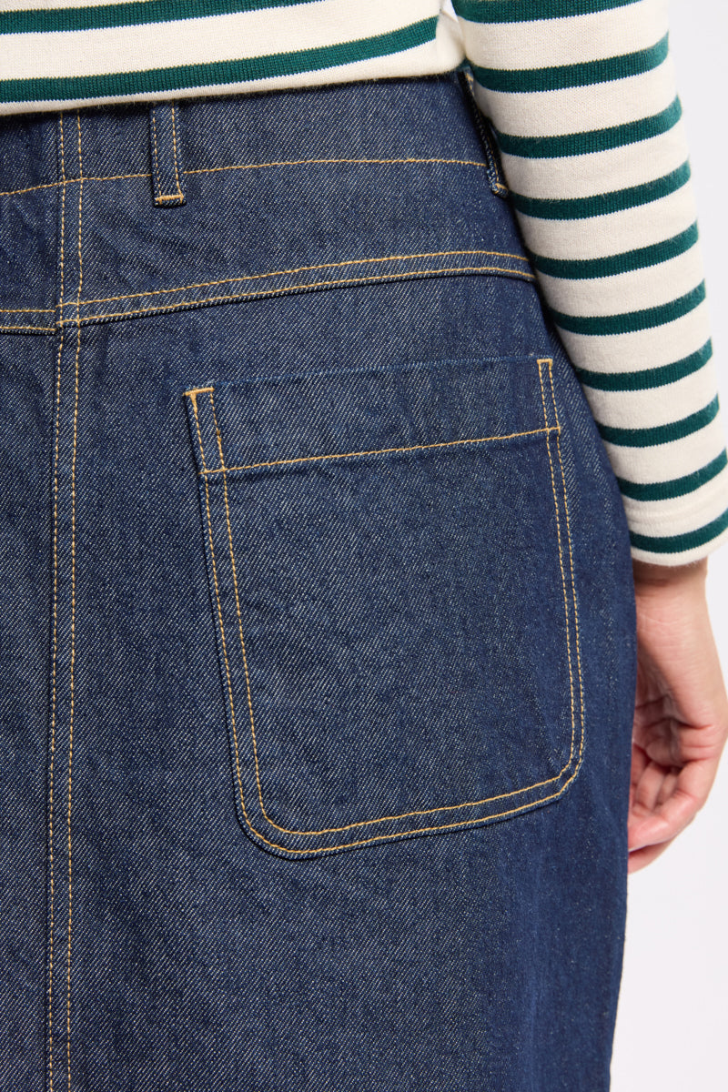 Armor Lux denim skirt