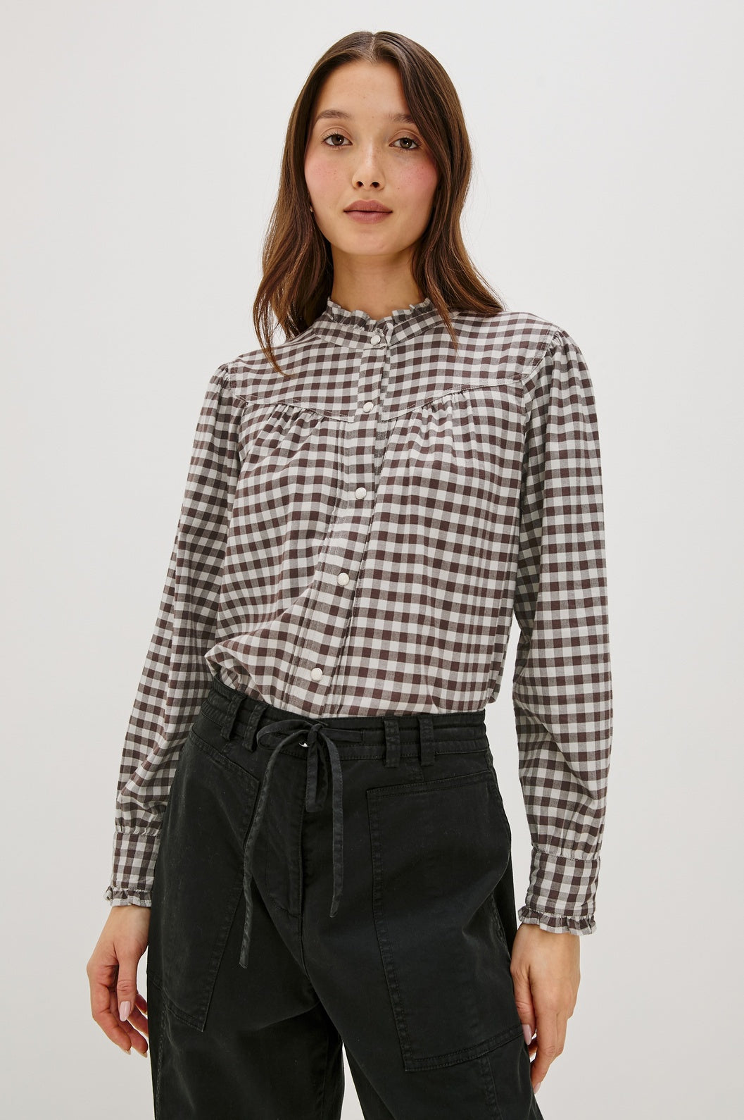 Alanna shirt chocolate chip