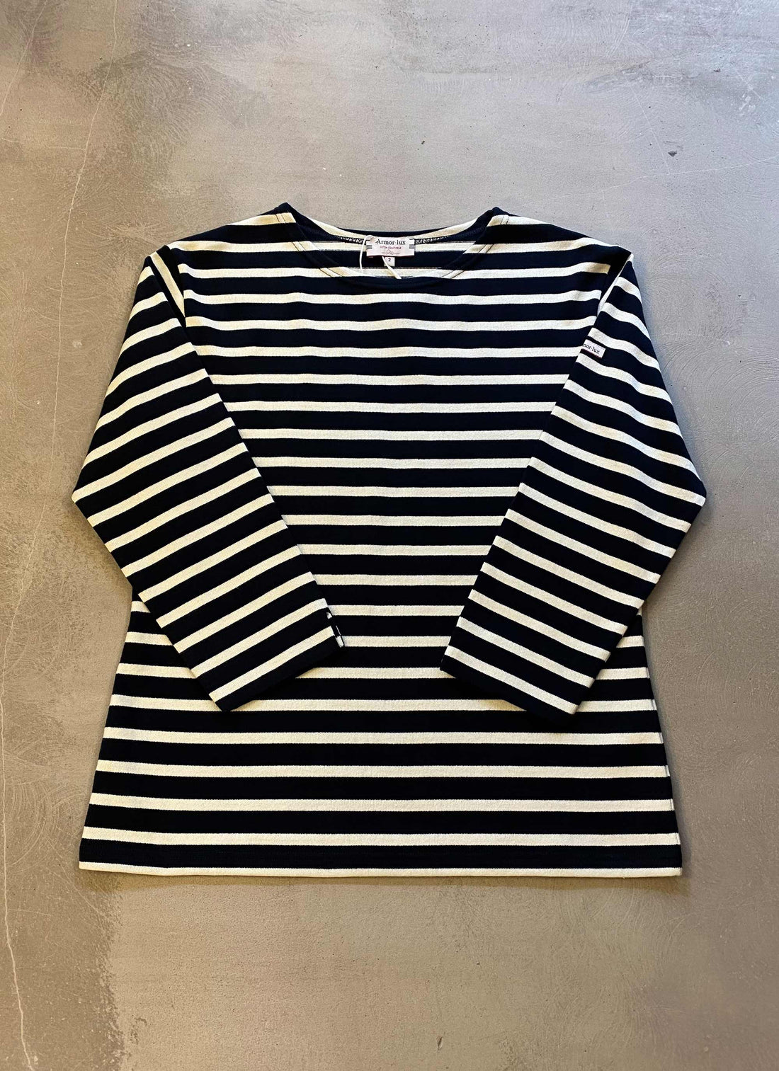 Mariniere passarelle femme t-shirt navy/off white