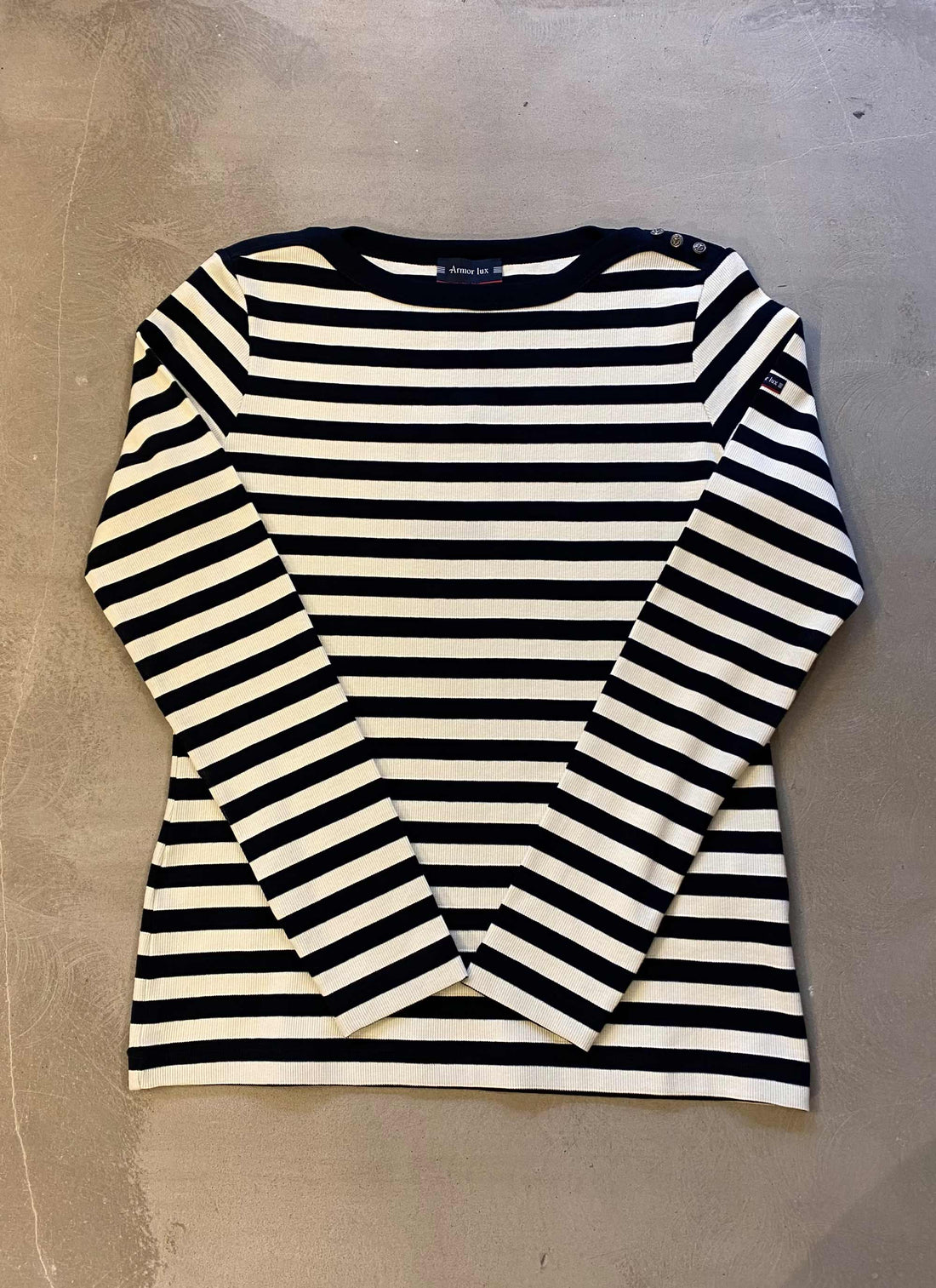 Mariniere erquy femme t-shirt navy/off white