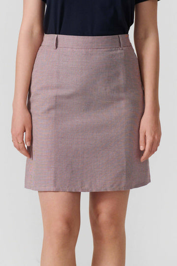 Annika skirt black/red/white check