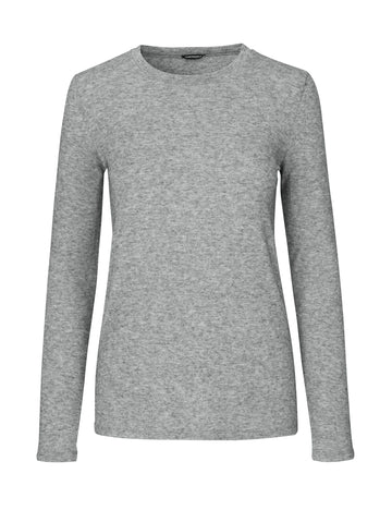 April blouse grey melange