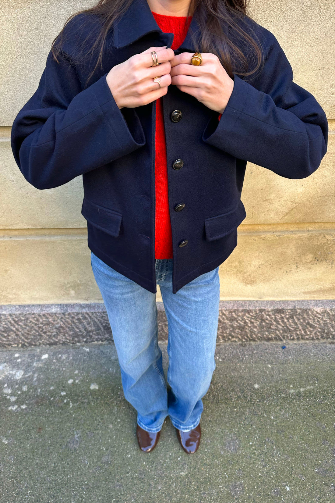 Kristine jacket navy