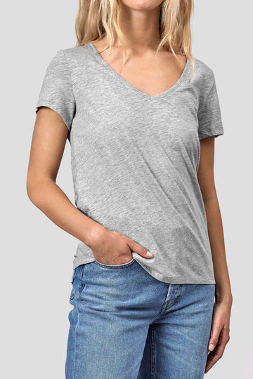 Coco short sleeve t-shirt grey melange