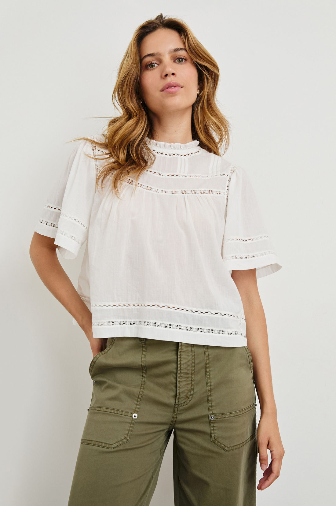 Daisy blouse white