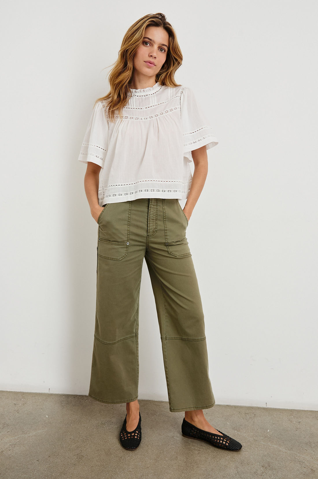 Daisy blouse white