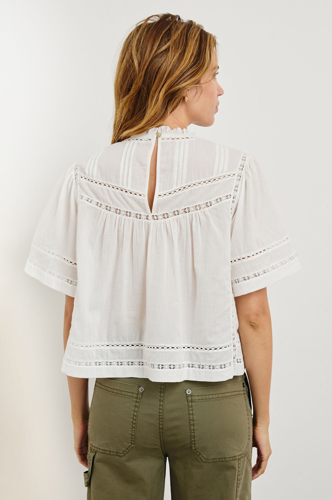 Daisy blouse white